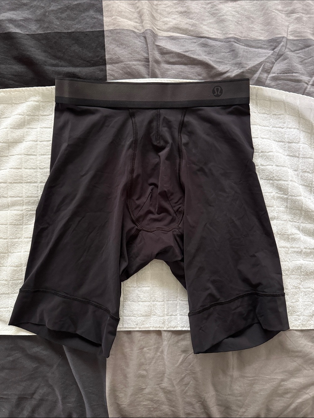lululemon athletica Black Long-Leg Men’s Boxer Briefs